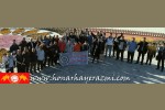 حضورسبک مبارزان استان آذرربایجان غربی در همایش پیاده روی صبحگاه